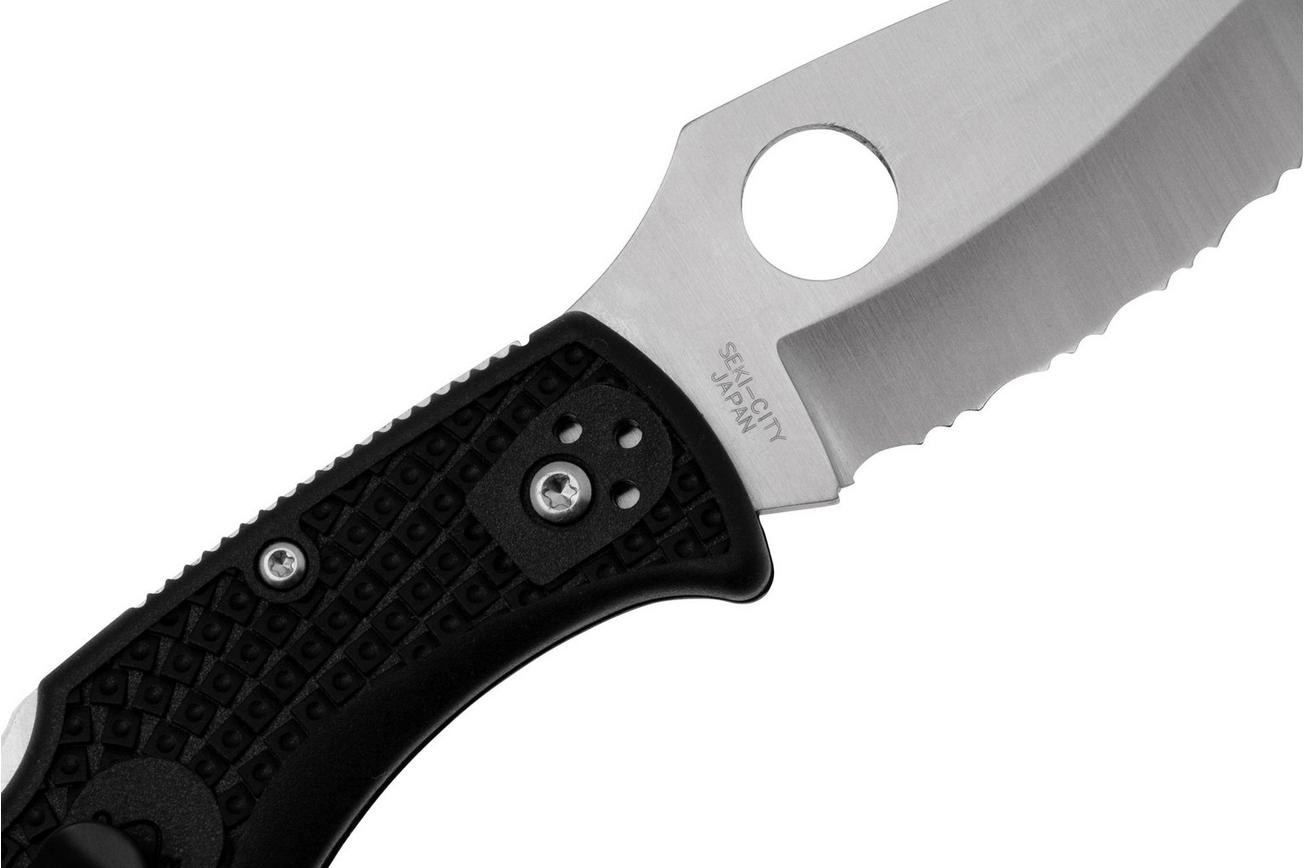 Spyderco Matriarch 2 C12SBK2 Black FRN, serrated zakmes