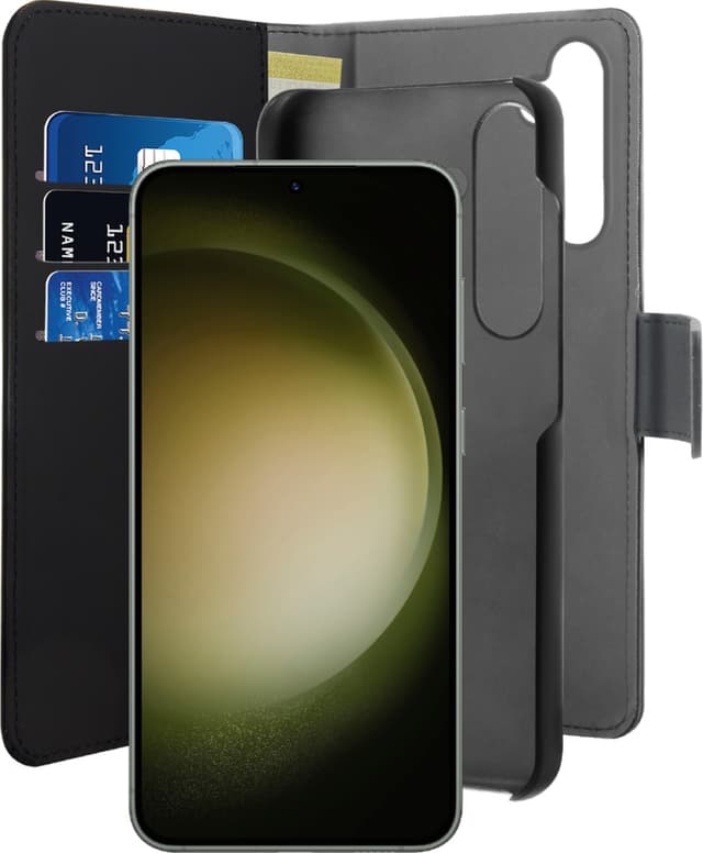 Puro 2i1 Samsung Galaxy S24 Plus pungetui (sort)