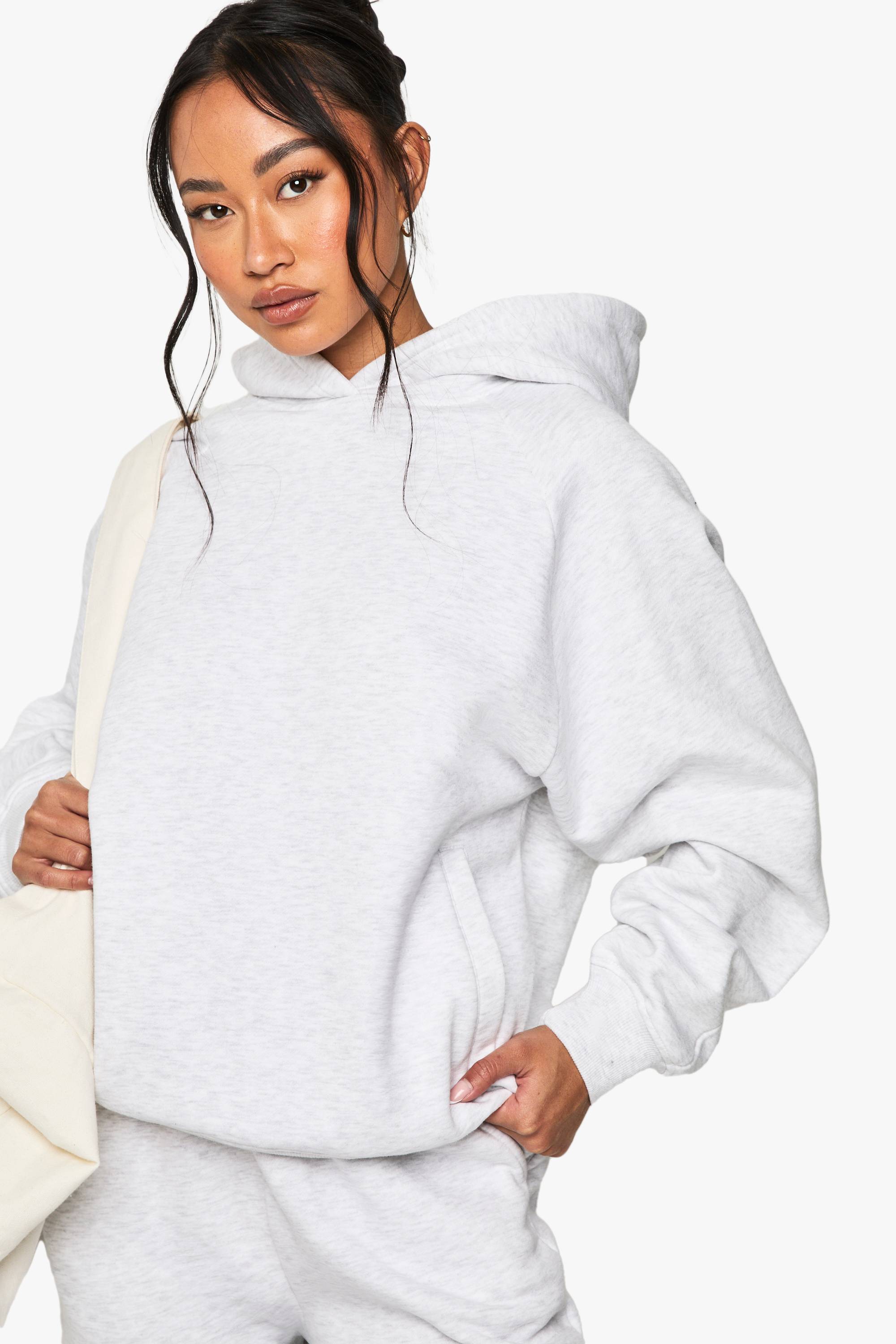 boohoo Sweat à capuche oversize à couture raglan