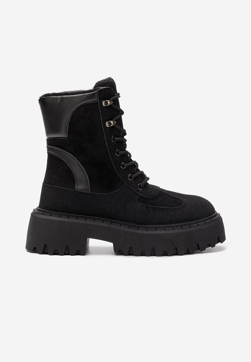 Bottines à lacets femme noirs Ermitas