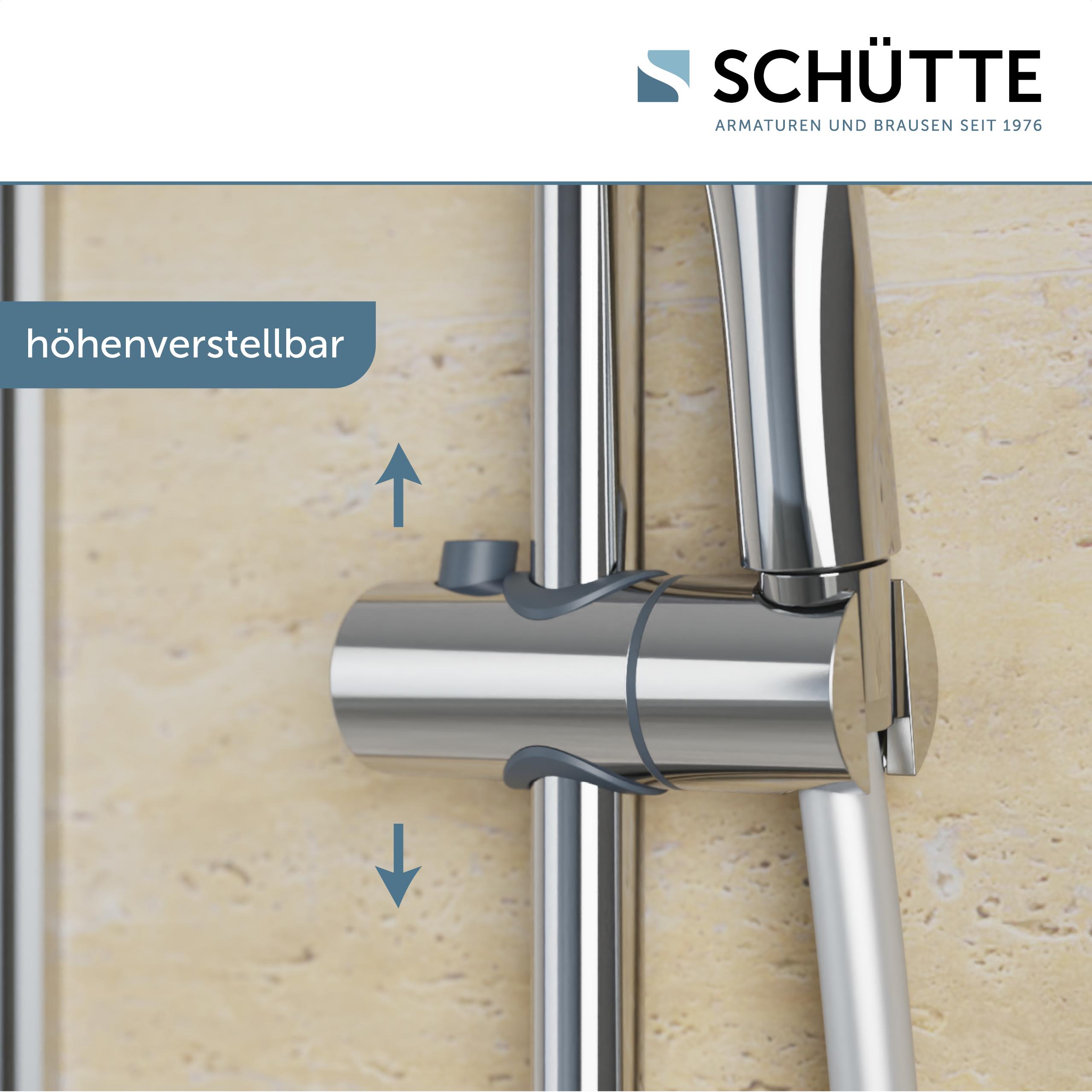 SCHÜTTE CAPRI Stangenbrauseset, Chrom