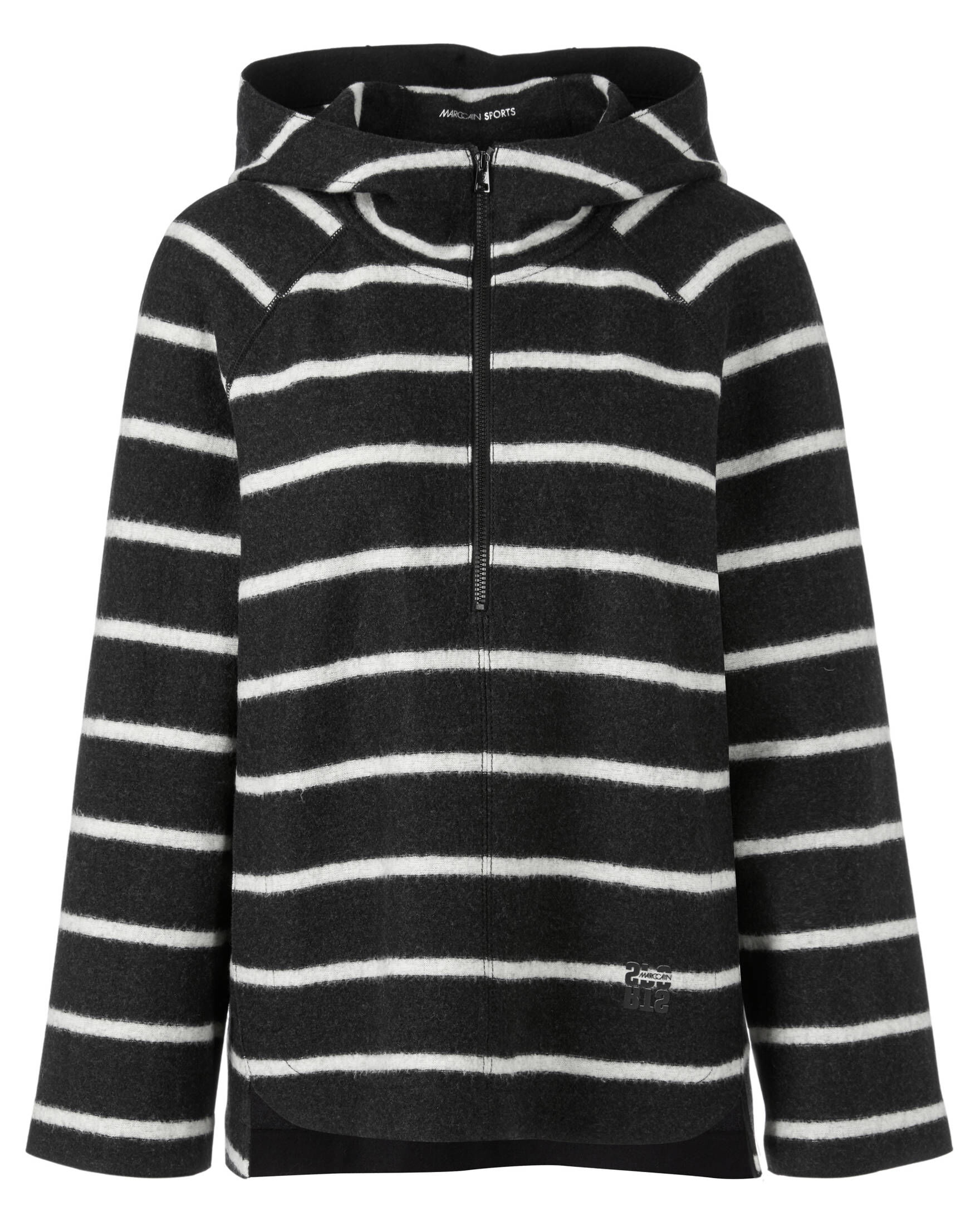 Marc Cain| Damen Wollpullover mit Kapuze