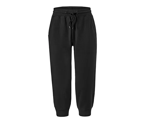 3/4-Sporthose, schwarz