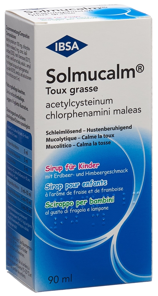 SOLMUCALM Erkältungshusten<br>90 ml, Flasche, Sirup