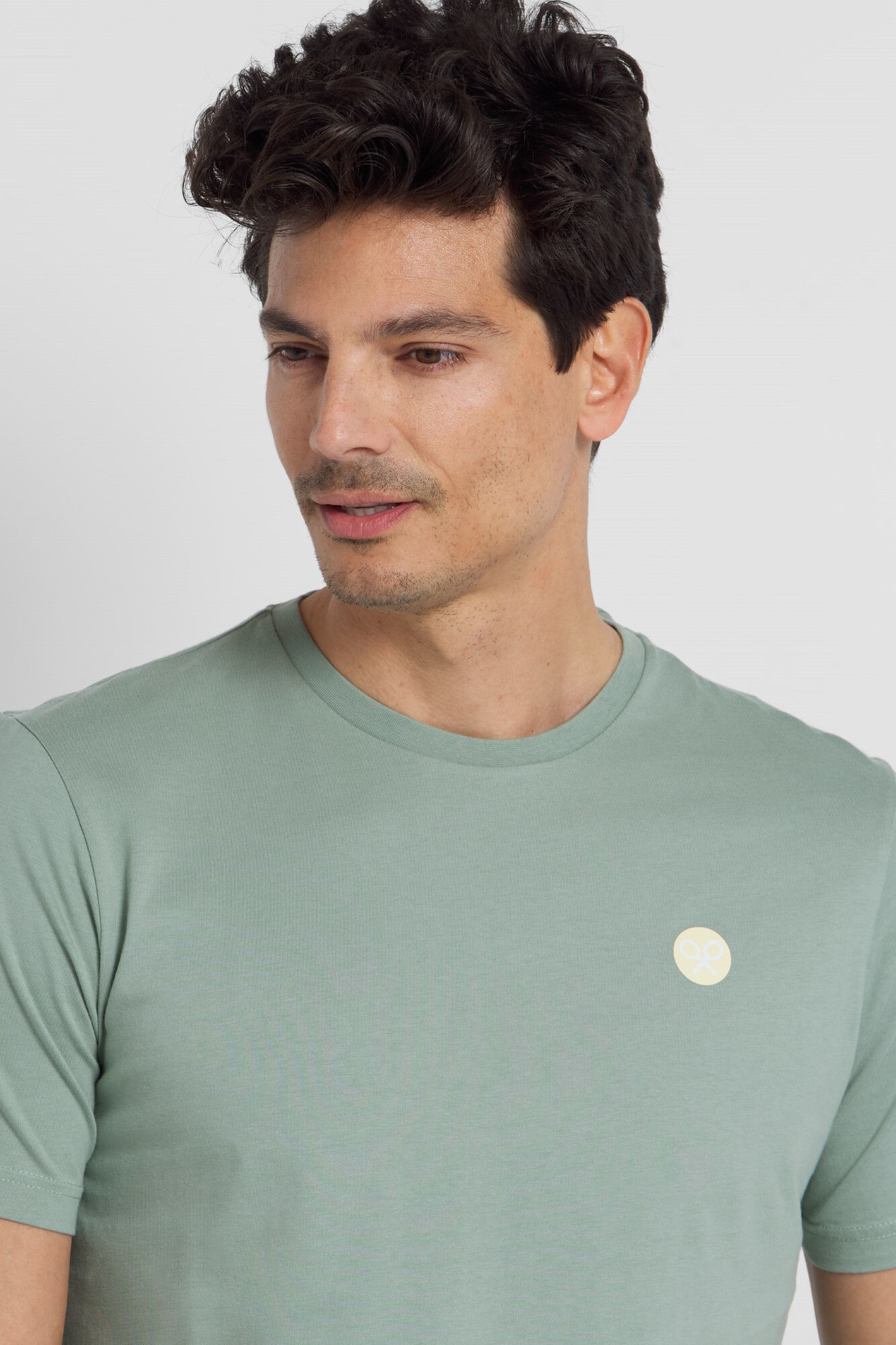 Camiseta logo circular verde - Verde