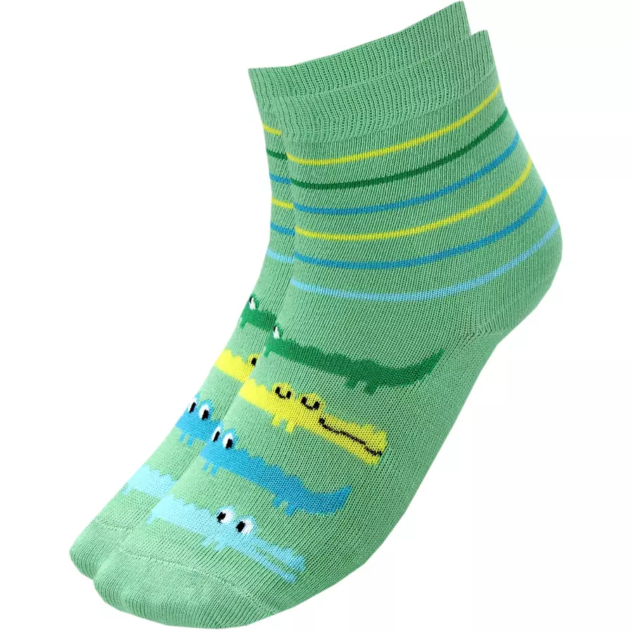 TupTam Kinder Socken Mädchen Jungen Bunt Gemustert 6er Pack grünblau