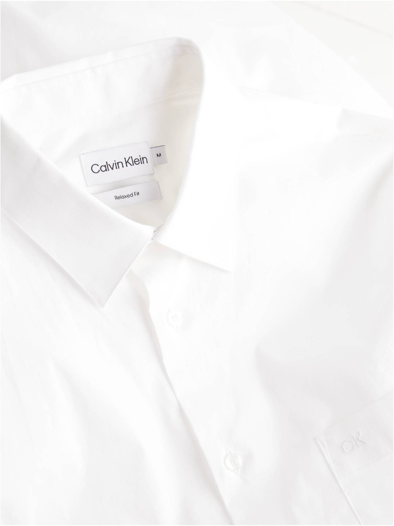 CALVIN KLEIN| Herren Hemd Relaxed Fit Langarm