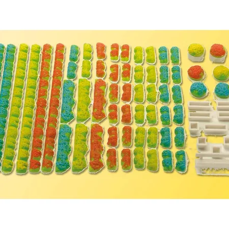 Kibri 38141 Deko-Set Blumenkübel und Gartenausstattung, Spur H0