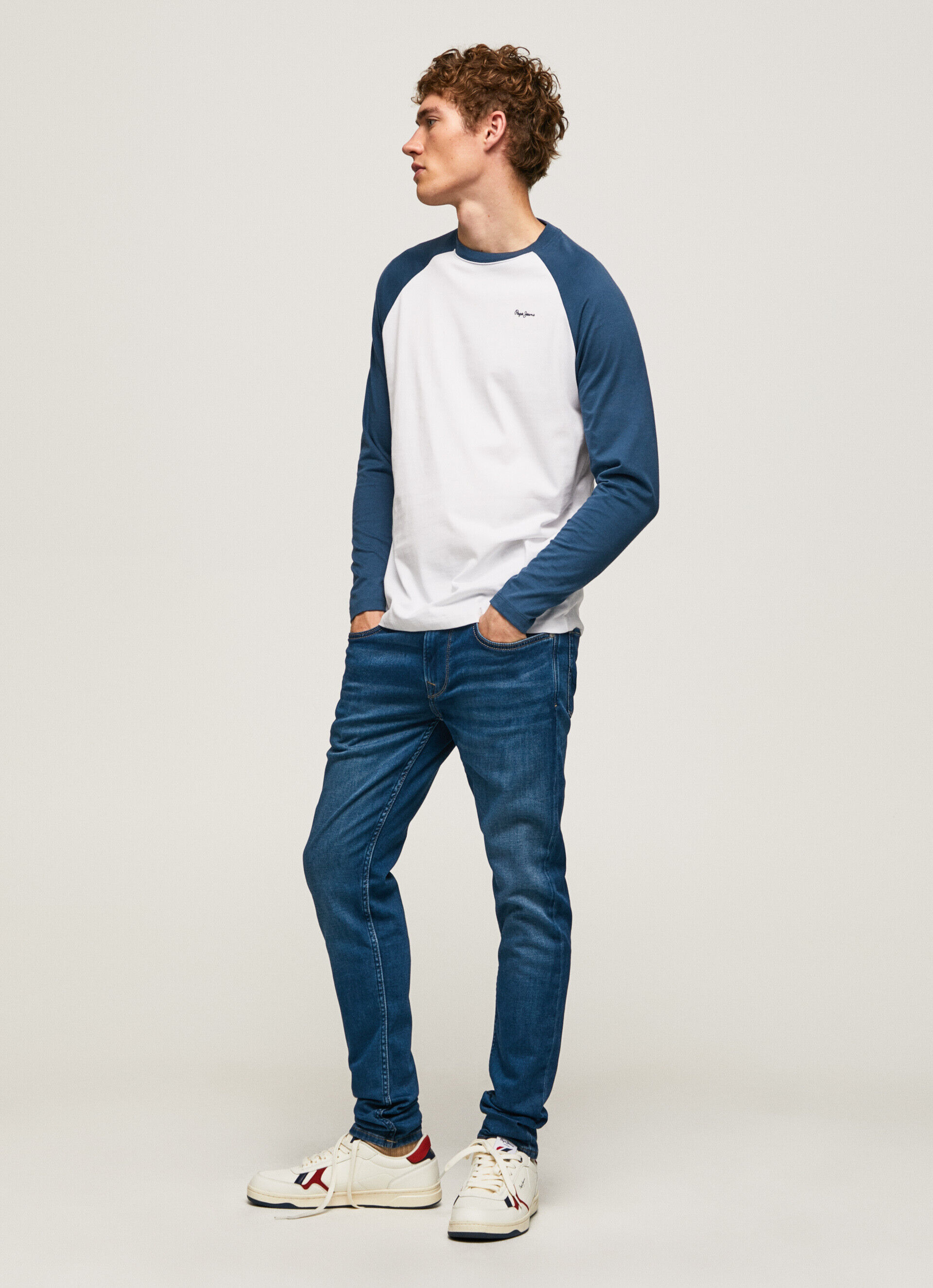 Calça jeans skinny de cintura baixa Jean Finsbury Fit - jeans