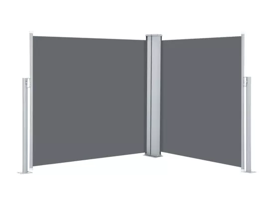 Auvent latéral rétractable Anthracite 120 x 600 cm