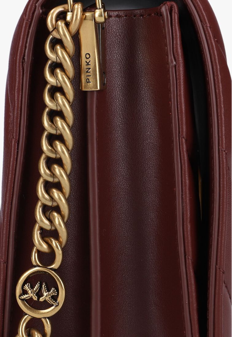 PINKO bruine pinko handtas love click classic sheep