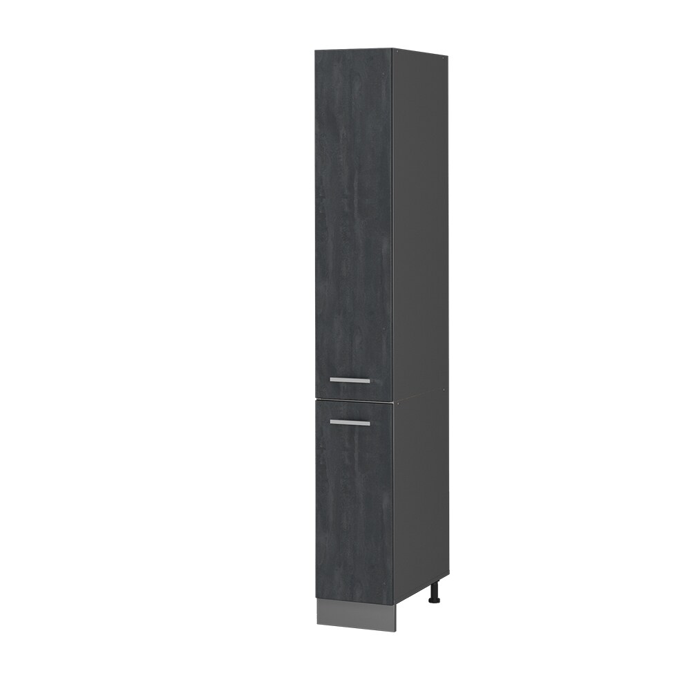 Vicco Apothekerhochschrank R-Line Schwarz Beton Anthrazit 30 cm