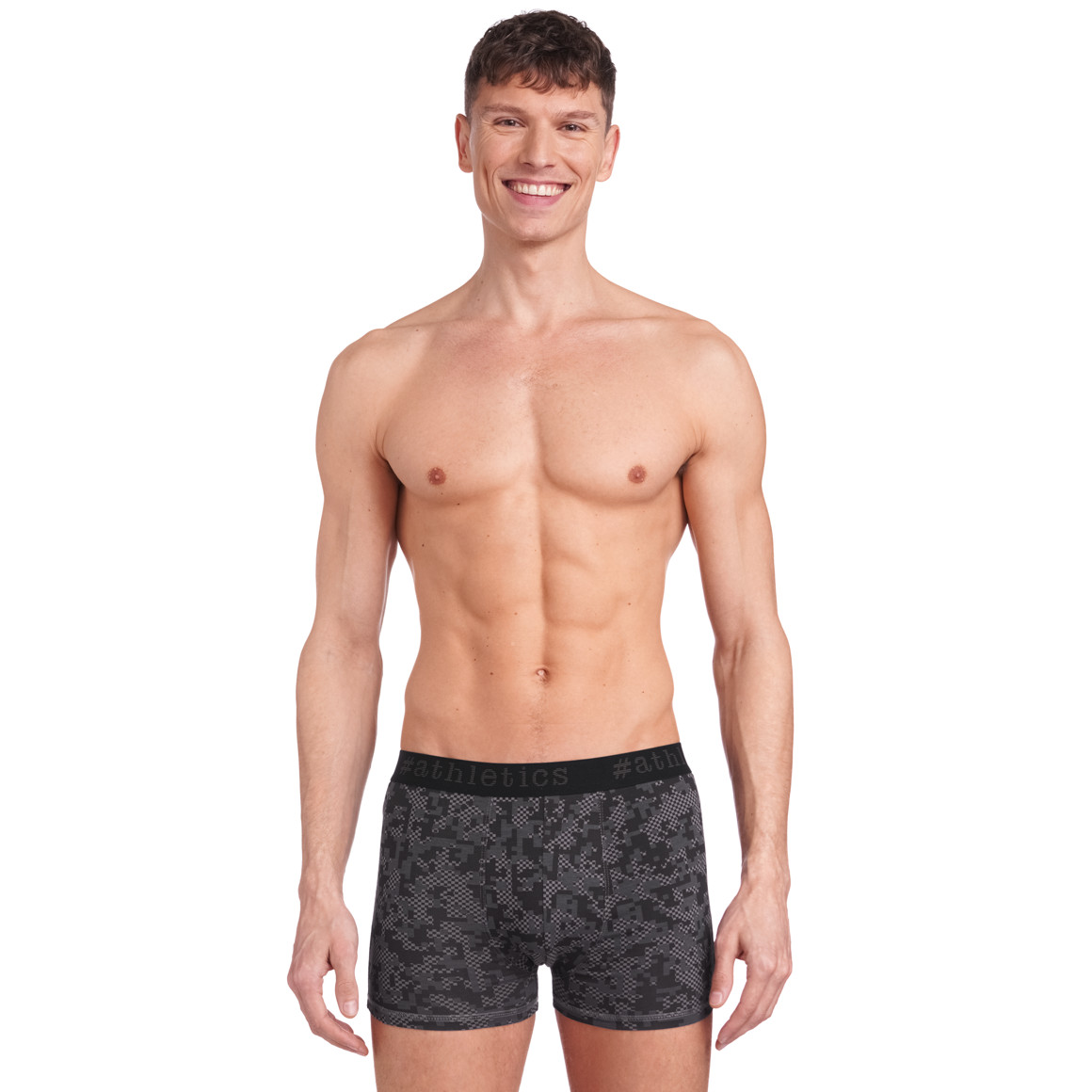 VanVaan 3 Herren Retroshorts im Set grau / schwarz