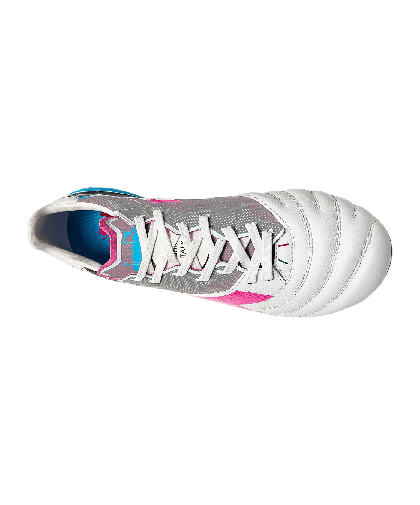 Diadora Brasil Elite Veloce FG Weiss Pink Gelb FD0662