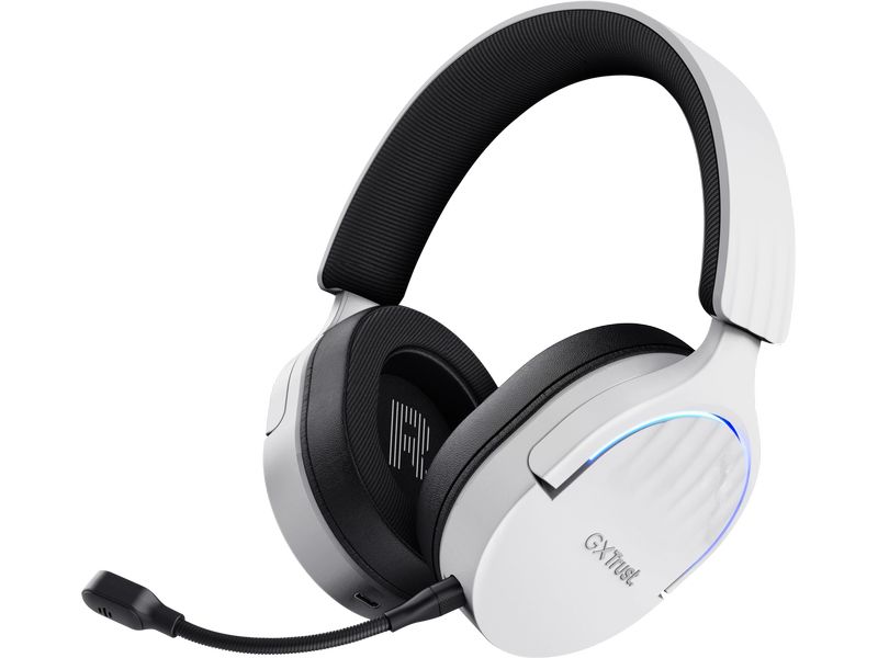 Trust Headset GXT 491W FAYZO Schwarz/Weiss Leistungsstarkes ohrumschliessendes kabelloses Gaming-Headset für ein kabelloses immersives Gaming-Erlebnis