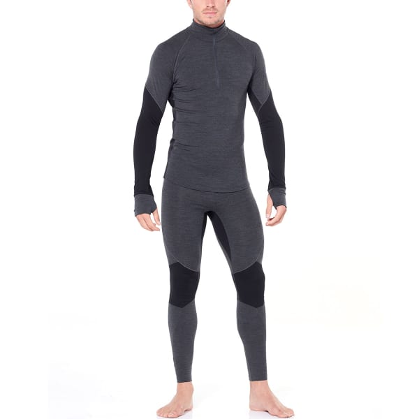 Collant thermique ICEBREAKER MENS 260 ZONE LEGGINGS JET HEATHER/BLACK