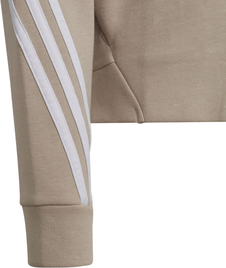 adidas Future Icons 3-Stripes Full-Zip hættetrøje Brun
