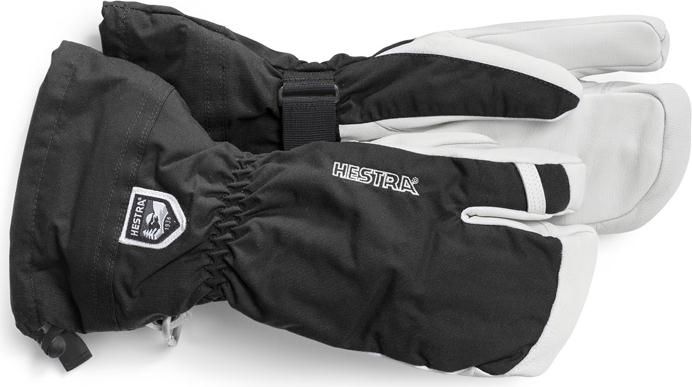 Army Leather Heli Ski 3 finger skihandske