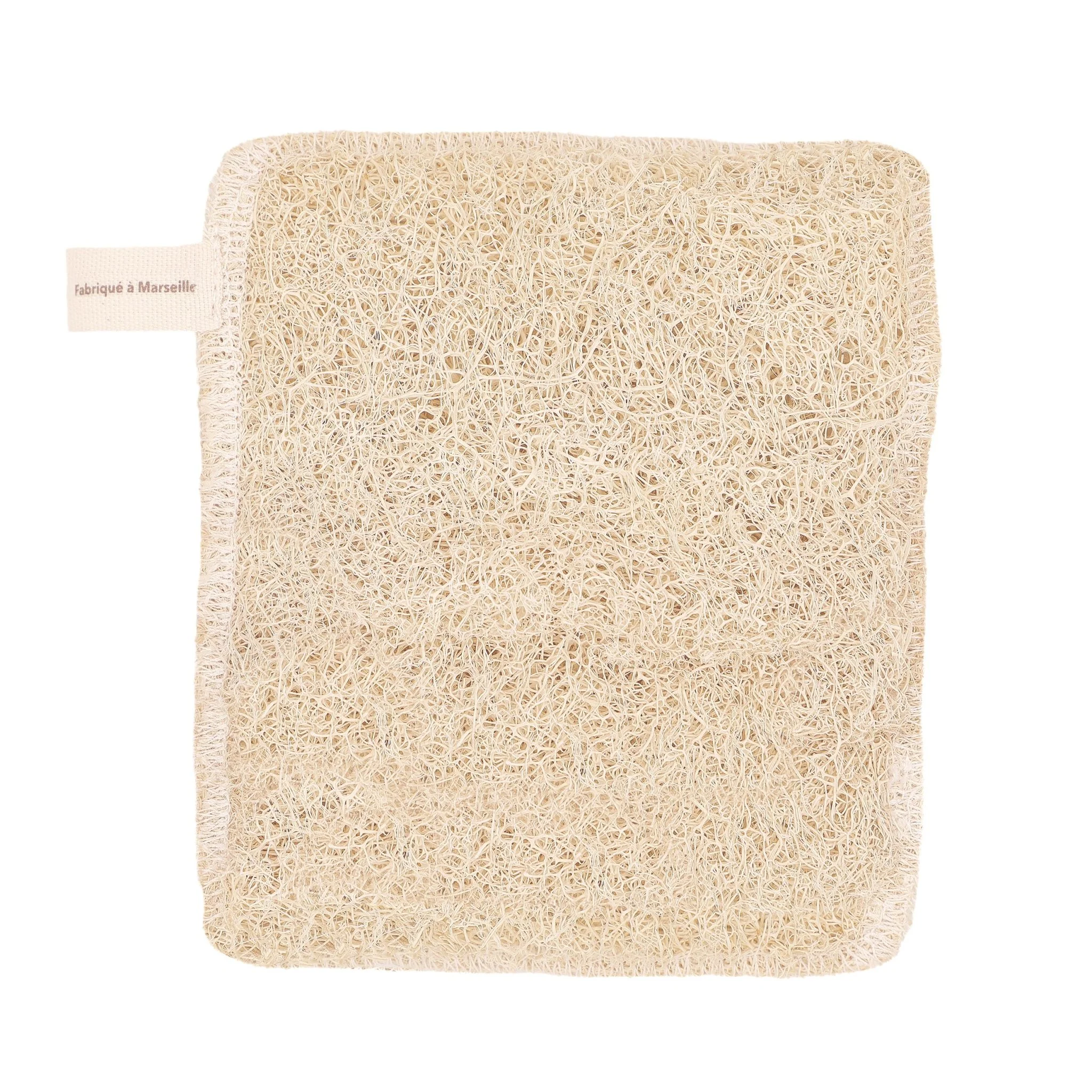Éponge lavable en loofah et coton - Version 1