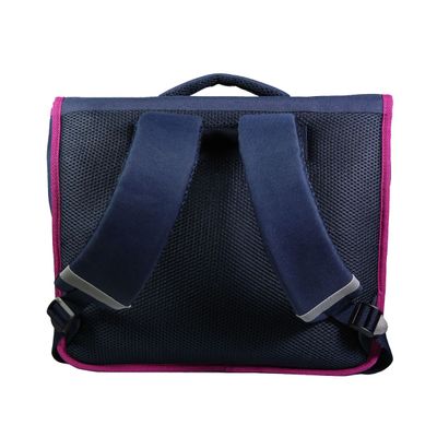 Cartable Poivre Blanc princesse 38 cm - 2 compartiments - bleu - Bagtrotter