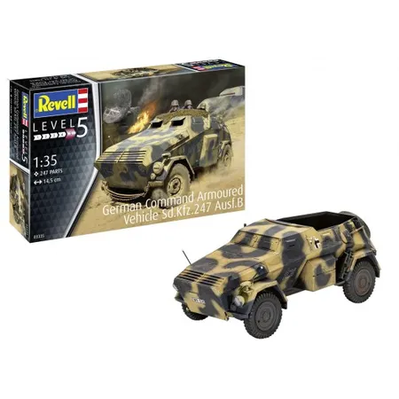 Revell German Command Armoured Vehicle Sd.Kfz.247 Ausf.B