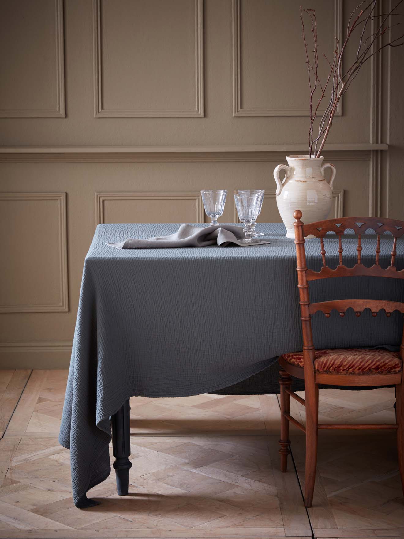 Nappe ou rideau gaze de coton