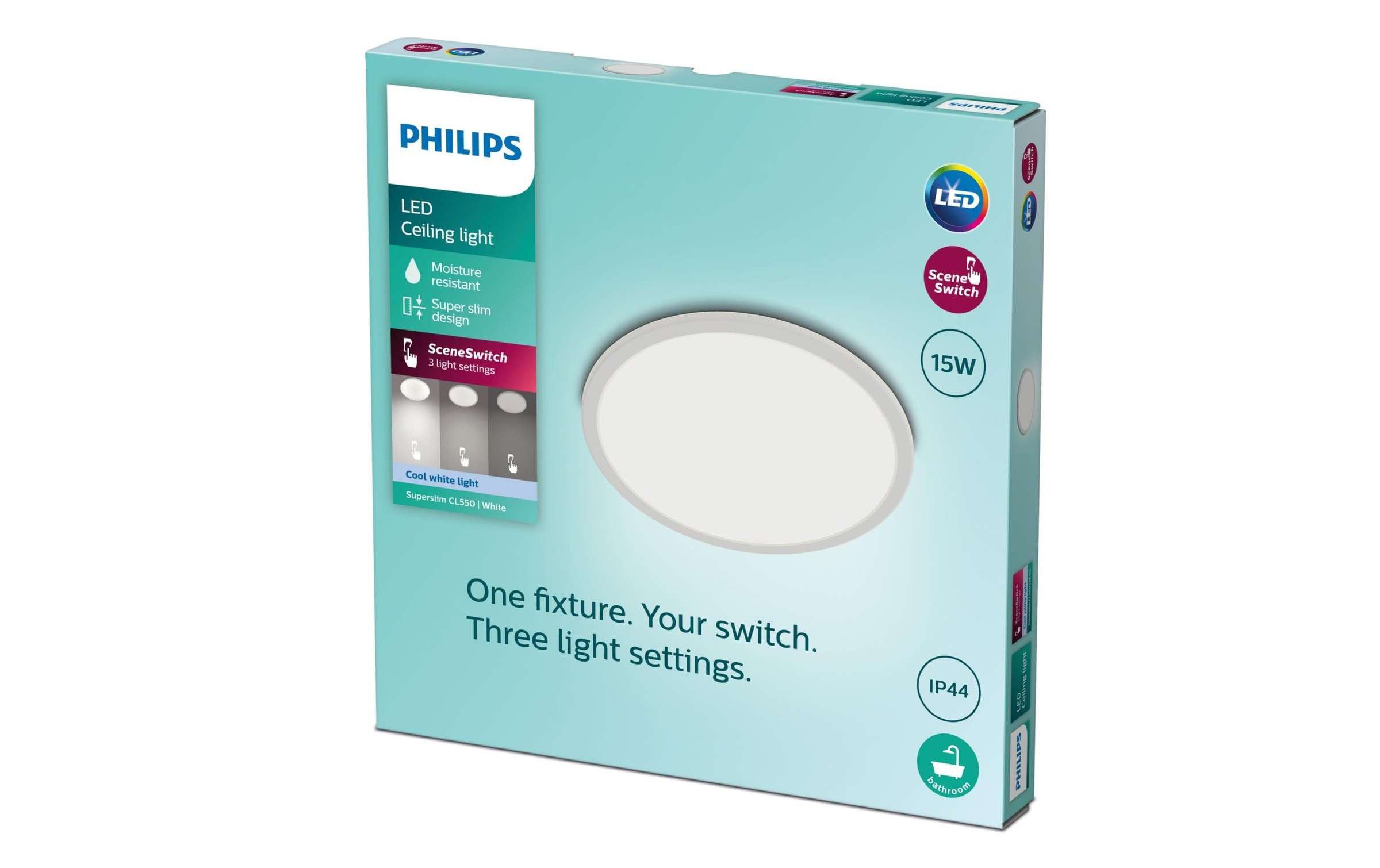 Philips Deckenleuchte »3-in-1 SceneS« Neutralweiss