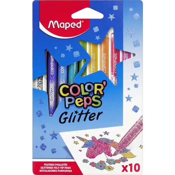 Maped Glitter Filzstifte 10er