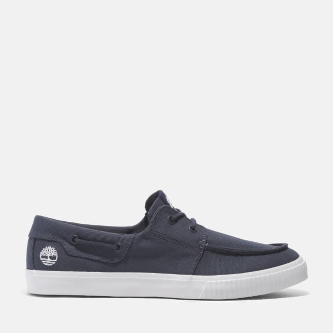 Sneaker Bassa Stringata da Uomo in blu marino