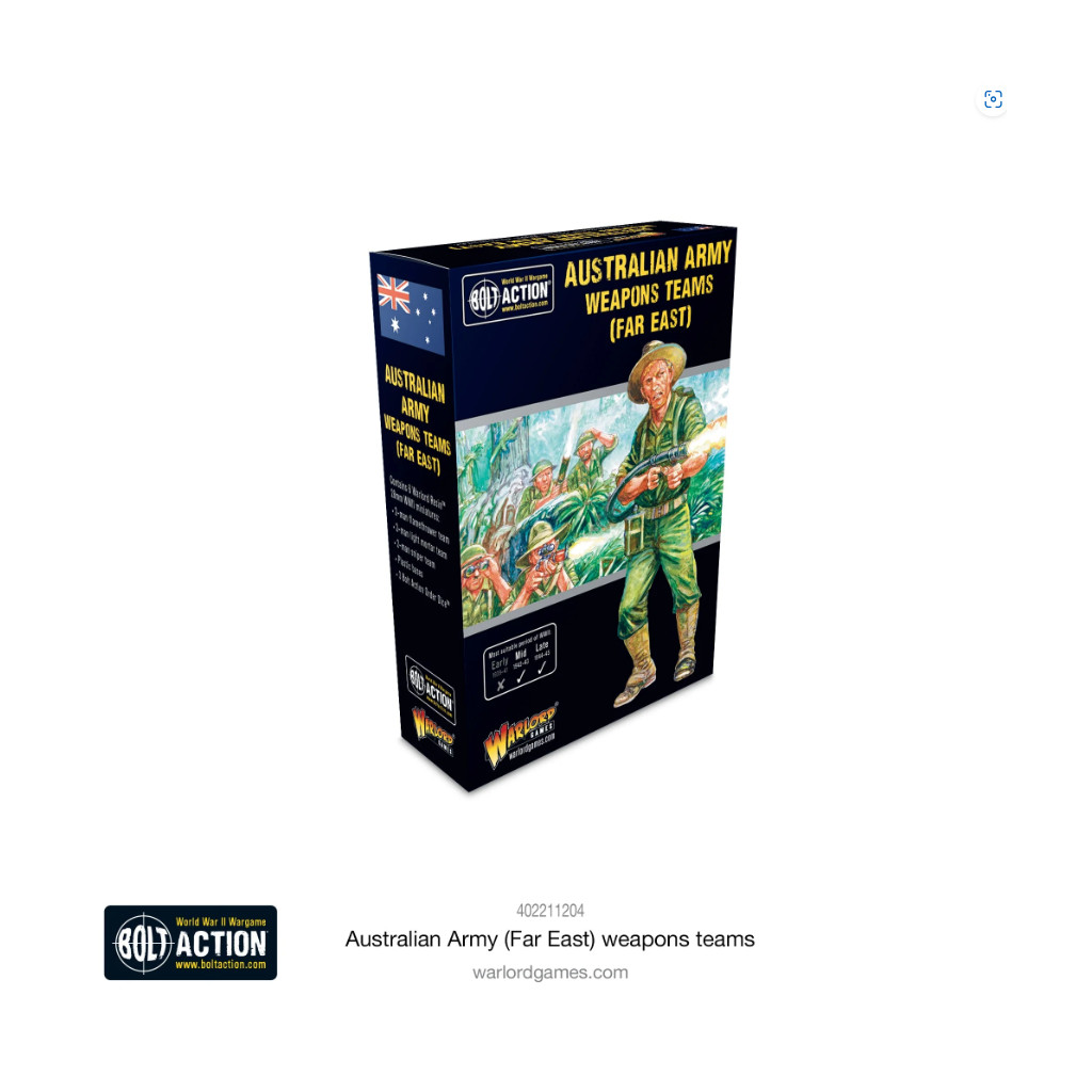 Bolt Action - Australian Army (Far East) Weapons Teams