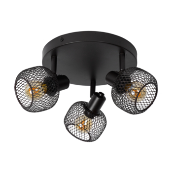 Lucide plafonspot Maren Ø37 cm zwart