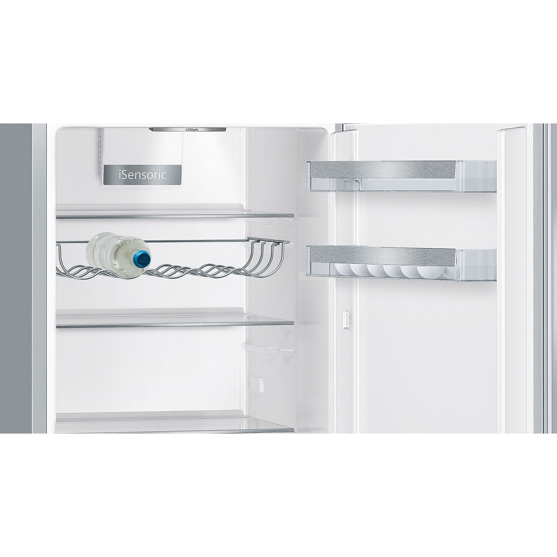 SIEMENS Kühl-Gefrierkombination KG36EALCA - Edelstahl - C