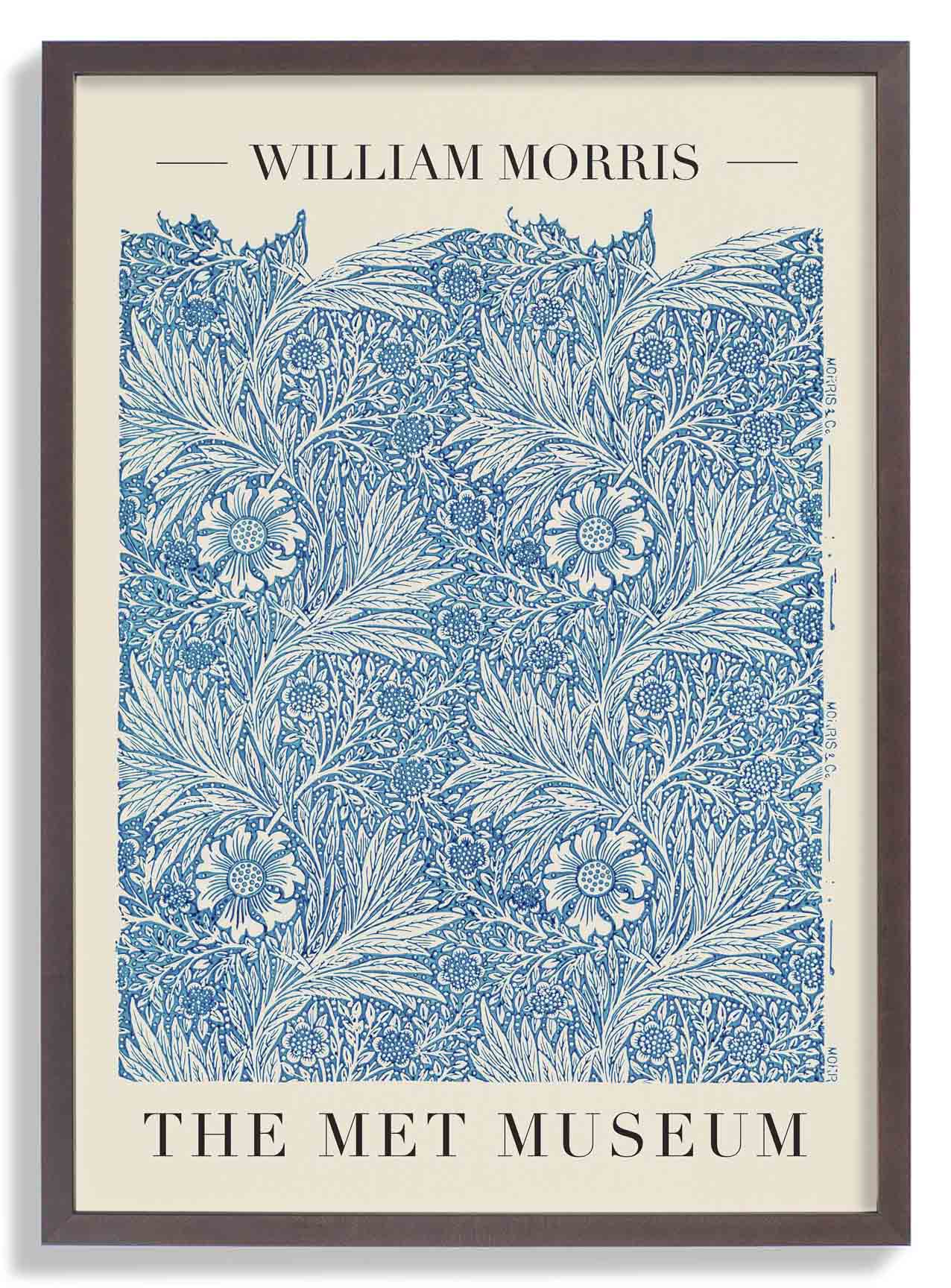 William Morris Blue Marigold Kunstausstellung