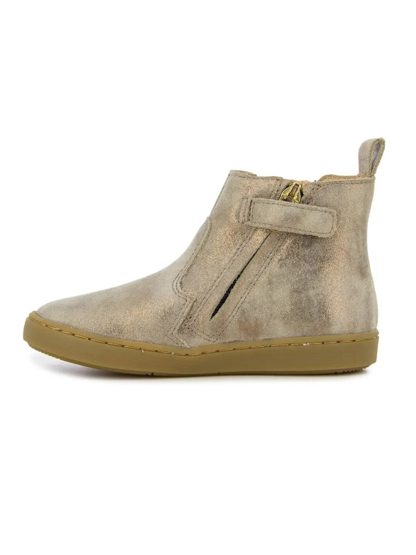 Shoo Pom - Bottines Cuir PLAY NEW SHINE Taupe