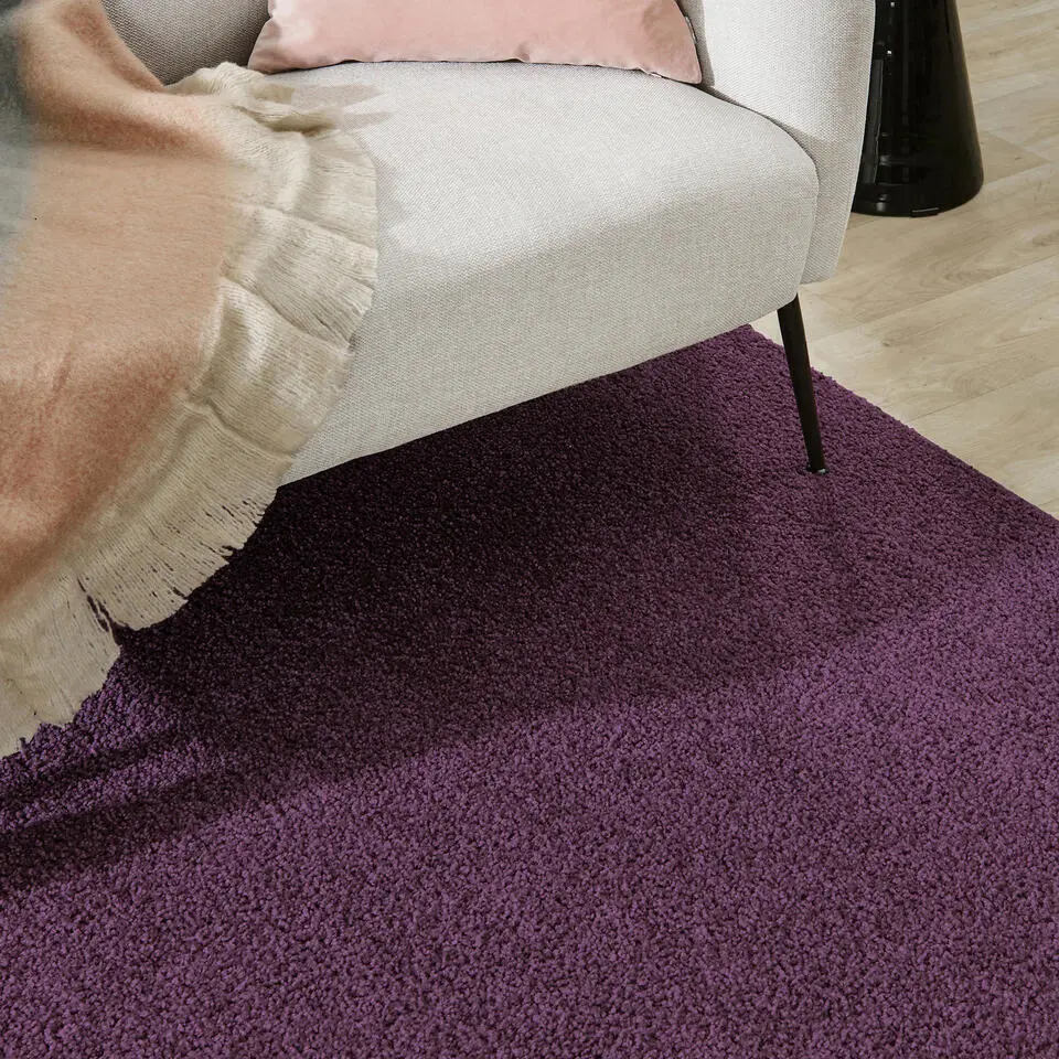 Carpet Studio Ohio Loper - Paars - 57x150cm
