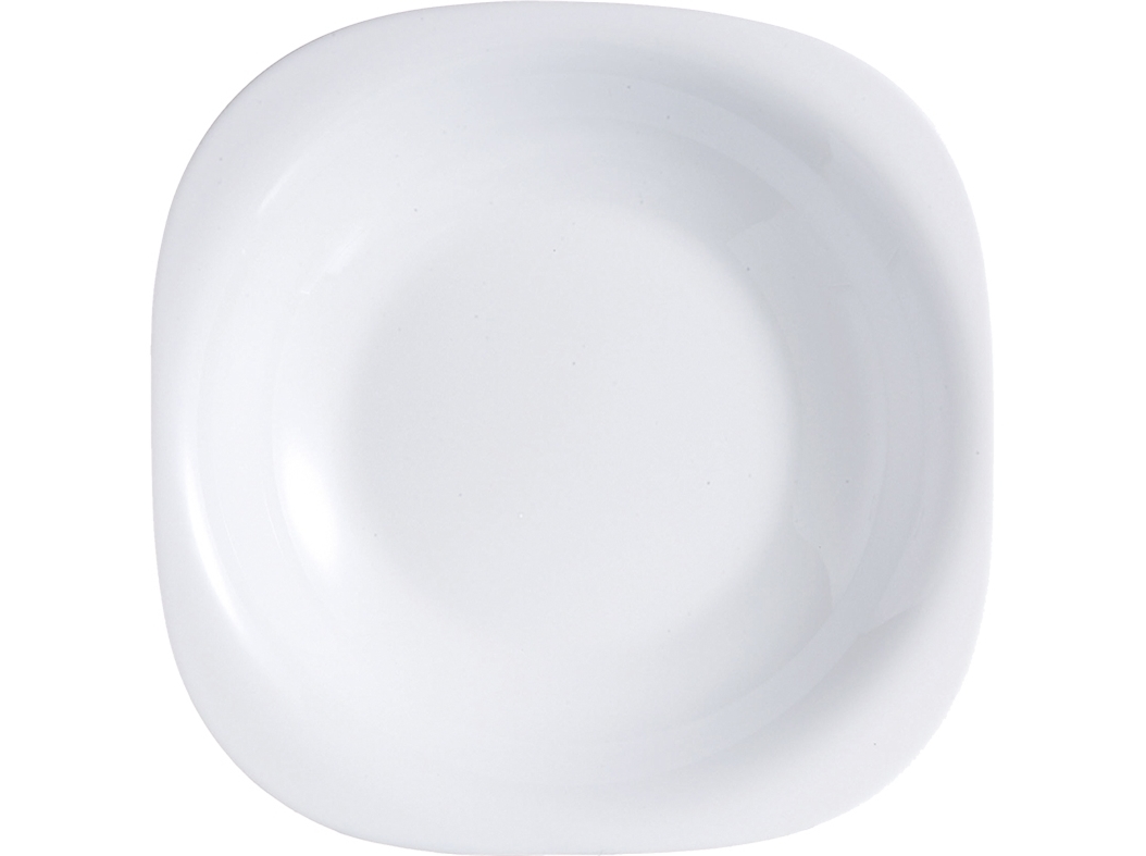 PRATO DE SOPA CARINE LUMINARC BRANCO VIDRO Ø21CM