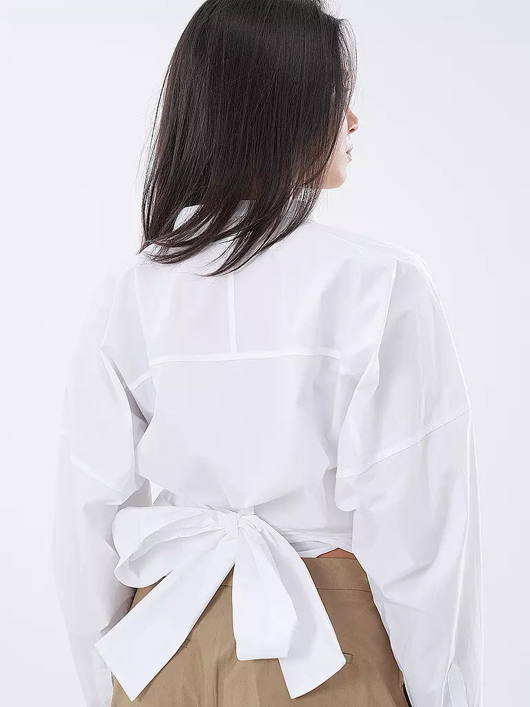 TELA Wickelbluse PERLA weiss