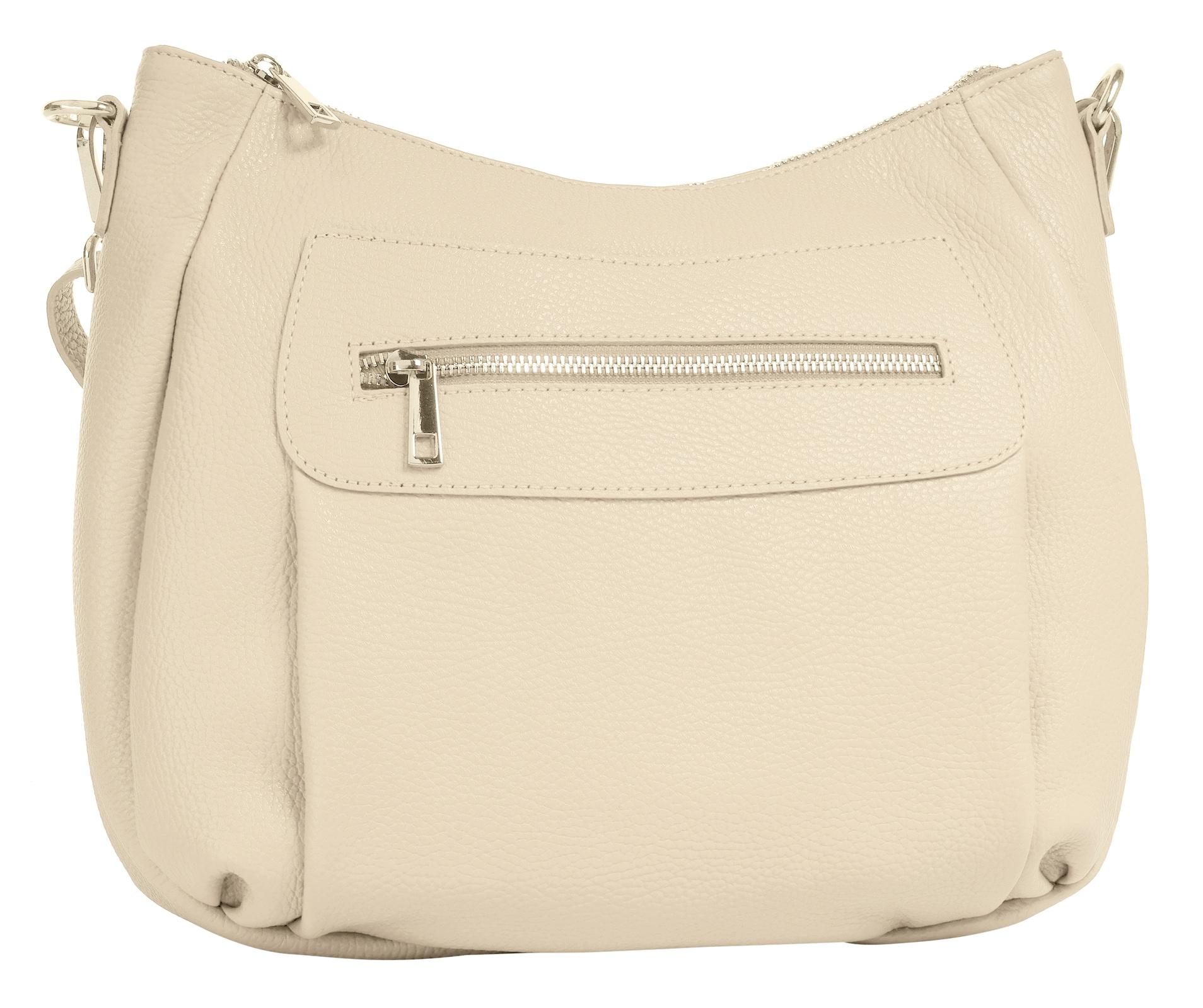 Samantha Look Umhängetasche echt Leder, Made in Italy