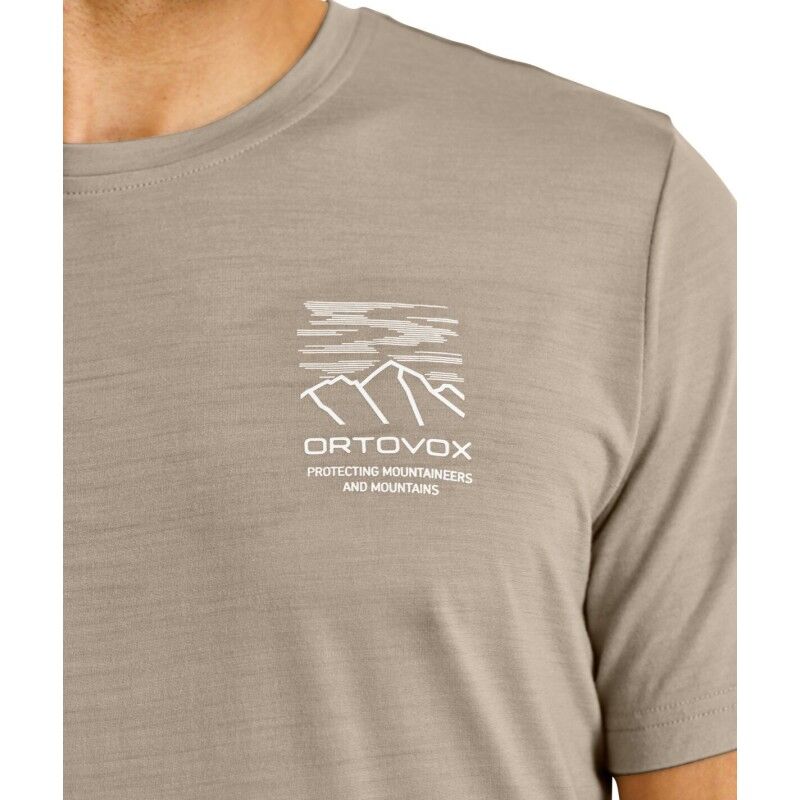 150 Cool Mountain Mission TS - T-shirt en laine mérinos homme