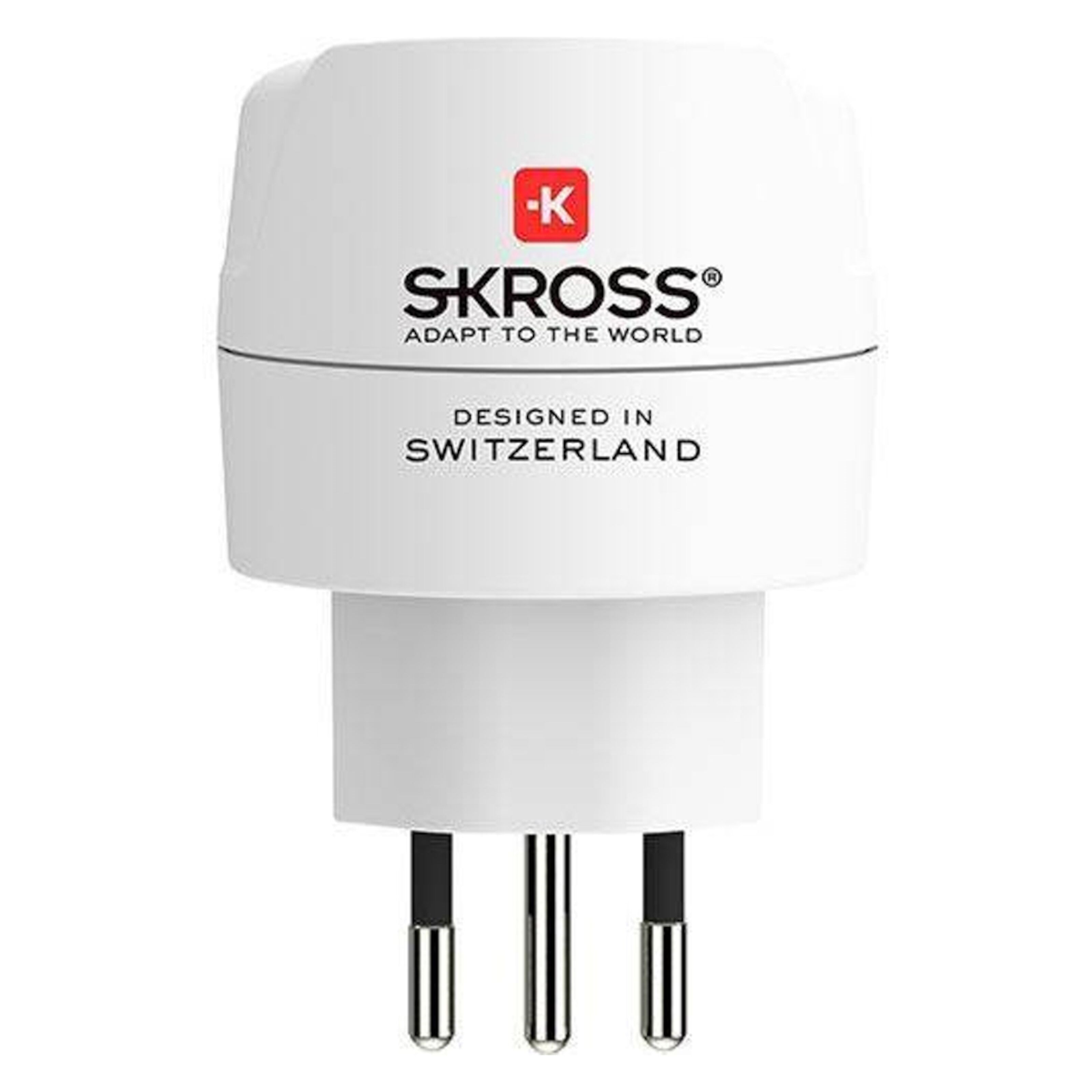 Skross Jordet reiseadapter - Sveits, Italia og Brasil