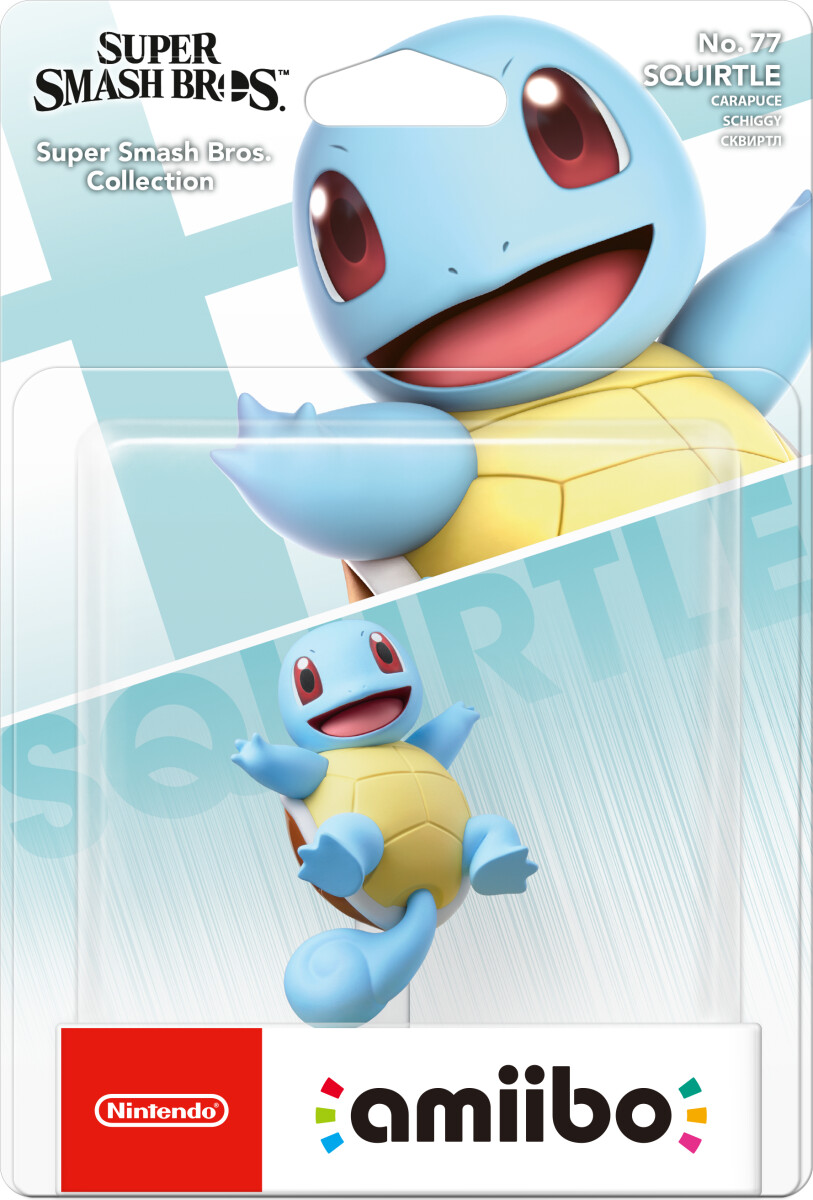 Nintendo Amiibo Figur - Squirtle Pokémon - No. 77
