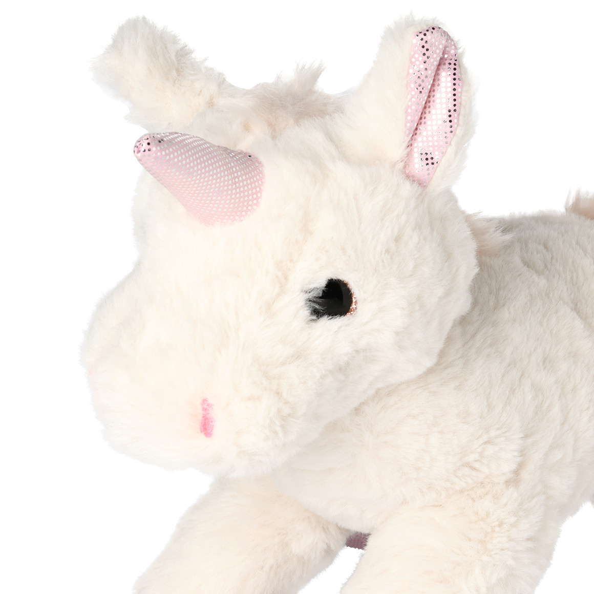 Topolino Großes Einhorn Plüschtier 25 cm weiss