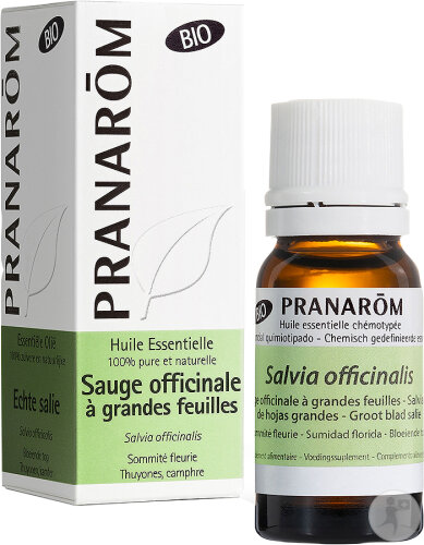 Pranarôm Sauge Officinale A Grandes Feuilles Huile Essentielle Bio 10ml