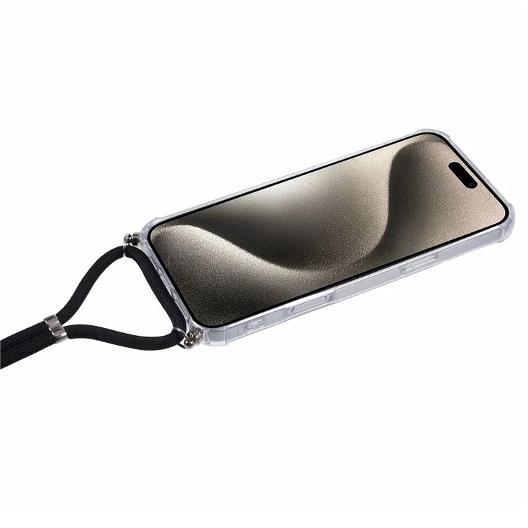 Handyhülle mit Band iPhone 16 transparent