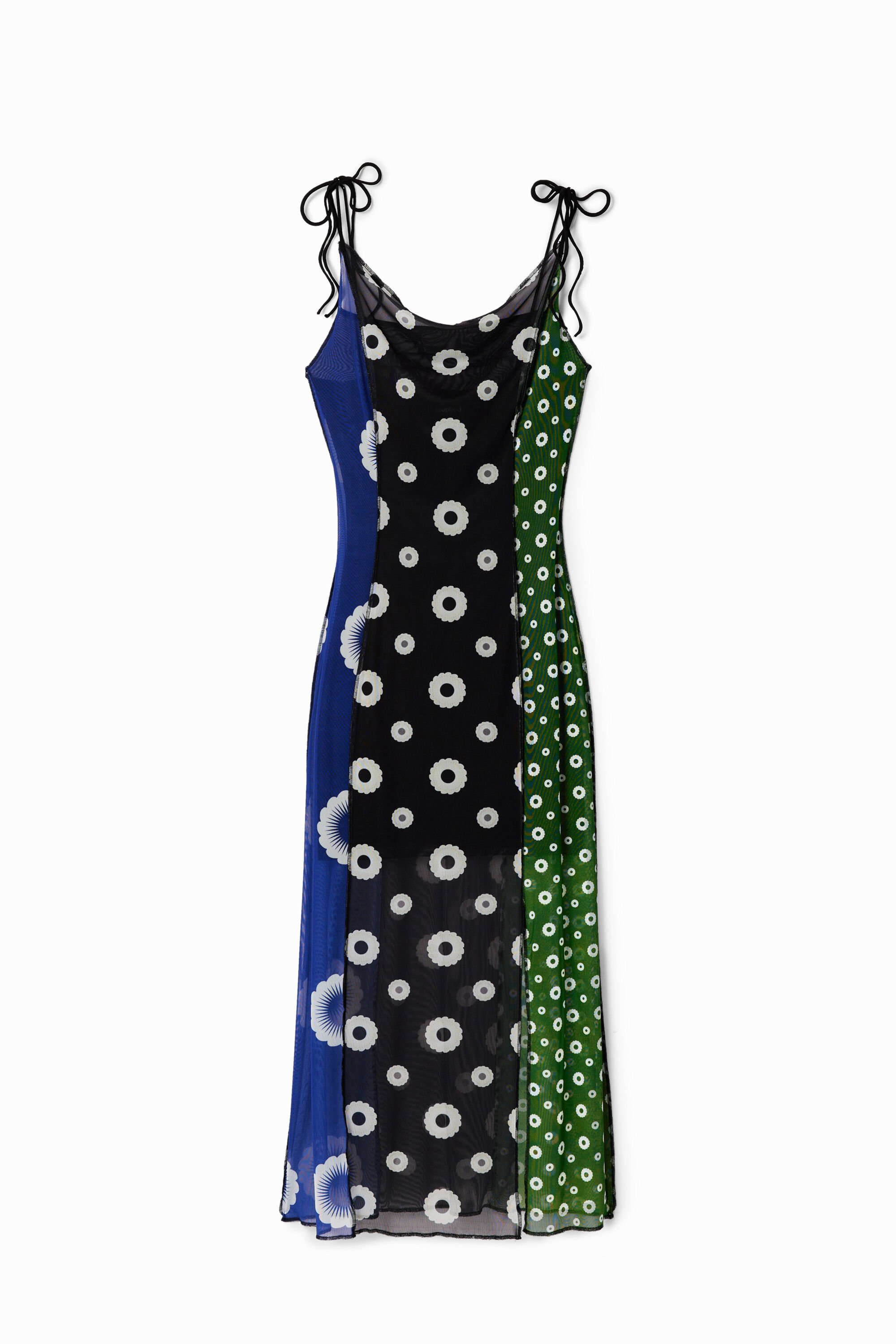 Robe midi nuisette géométrique