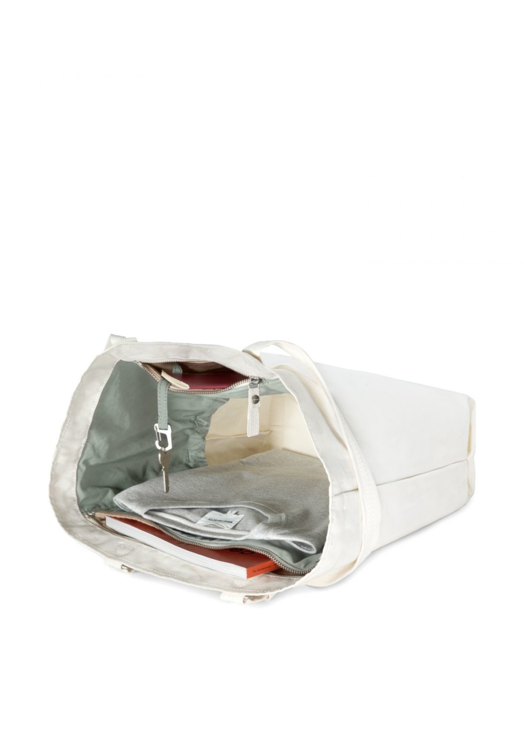 Qwstion Bananatex Tote Bag Large Natural White Heron