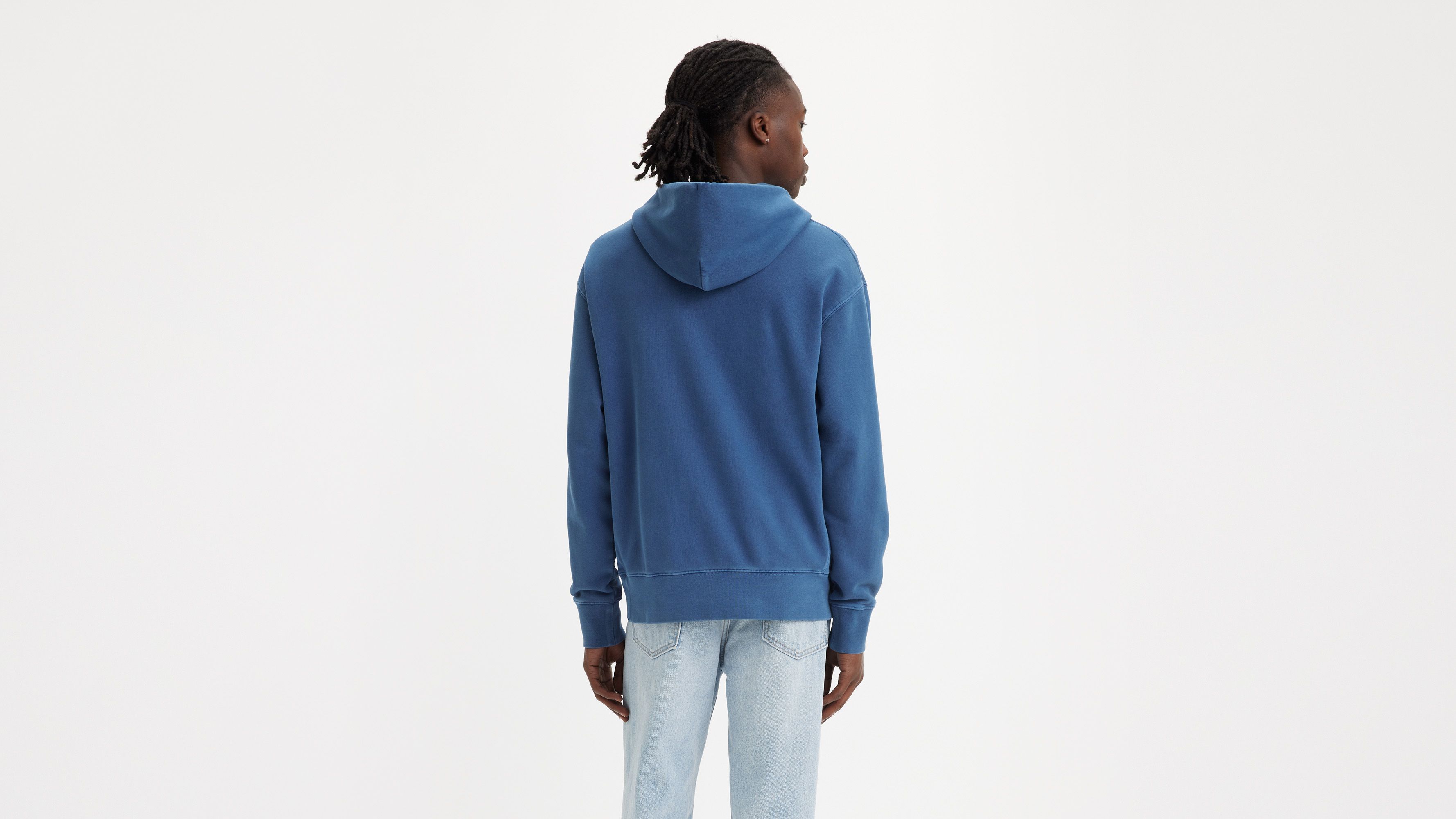 Sweat à capuche graphique Authentic - Levi Archival Garment Dye Vintage Indigo - Bleu