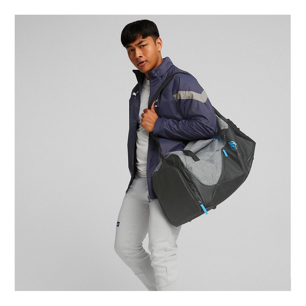 Puma OM TEAMFINAL 46L - Sac de sport Homme puma black/bleu azur