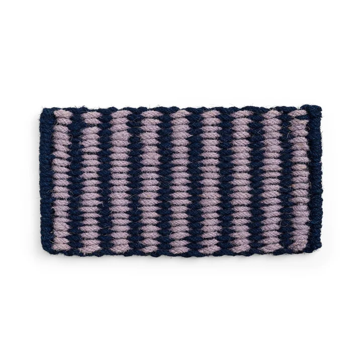 HAY - Coco Fussmatte, stripe wide, lavendel / navy