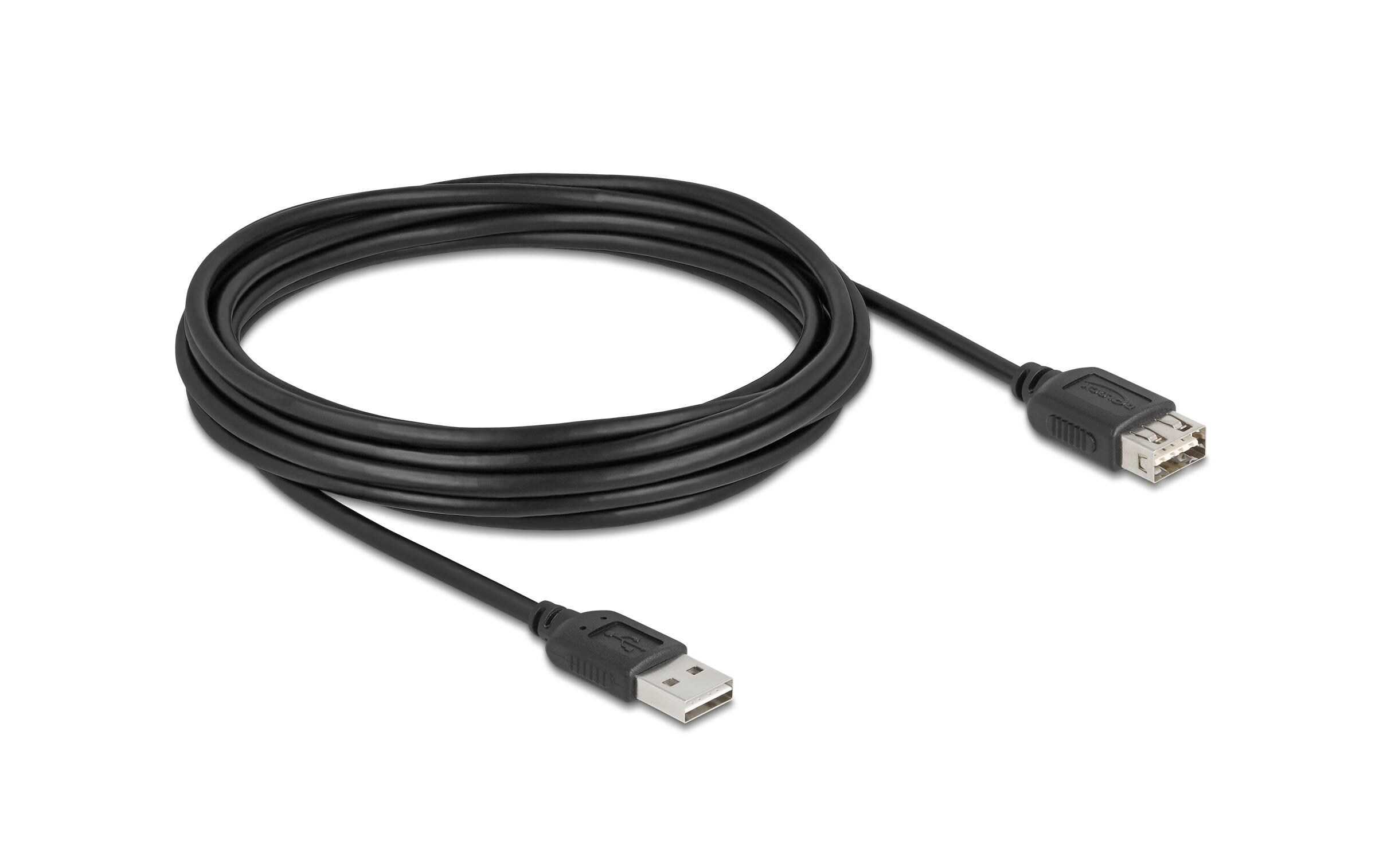 USB 2.0-Verlängerungskabel USB A - USB A 5 mKompakte Lösung für USB Erweiterung
